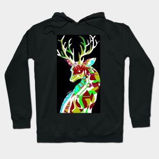 dear mister deer ecopop mexican venado art Hoodie